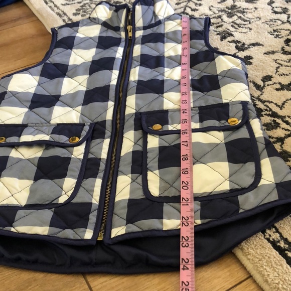 Artisan NY buffalo check zip vest S - Picture 7 of 9